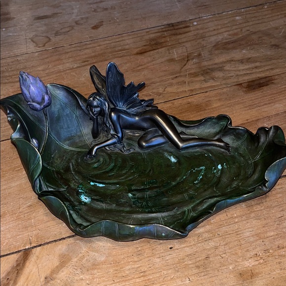Veronese Other - Veronese Design 2005 A Fairies Secret Place Trinket Dish
